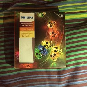 Skull dewdrop lights 💀 (I will include batteries)